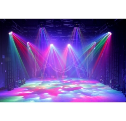 LED搖頭燈 18顆鉆石搖頭燈效果圖