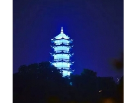 無(wú)錫文化標(biāo)志性建筑的燈光秀